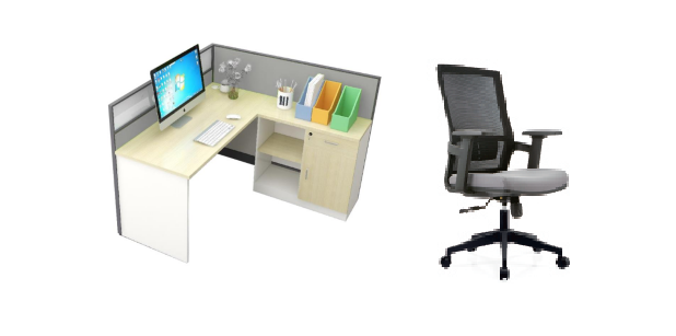 DB30-01F-1406MC办公桌+GS3063办公椅